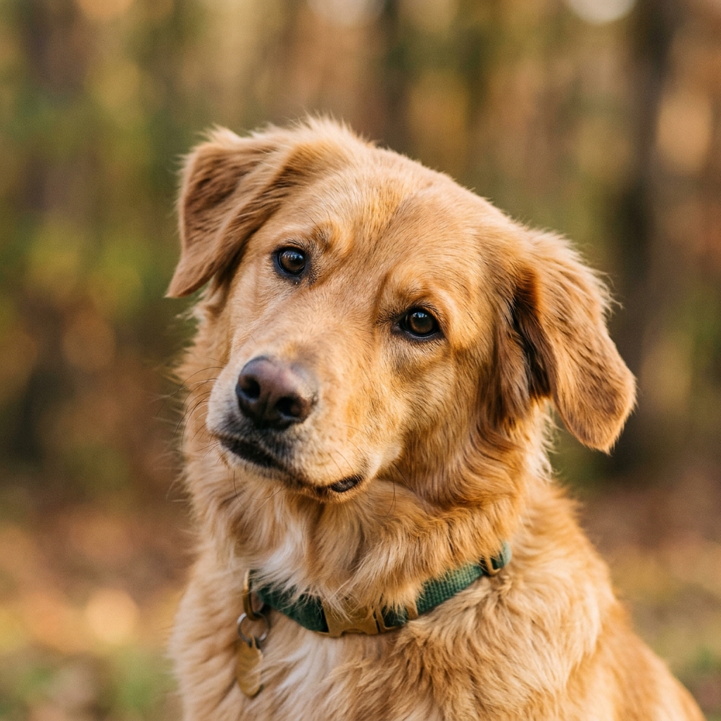 Hund zeigt Beschwichtigungssignale wie Blick abwenden und Lippen lecken