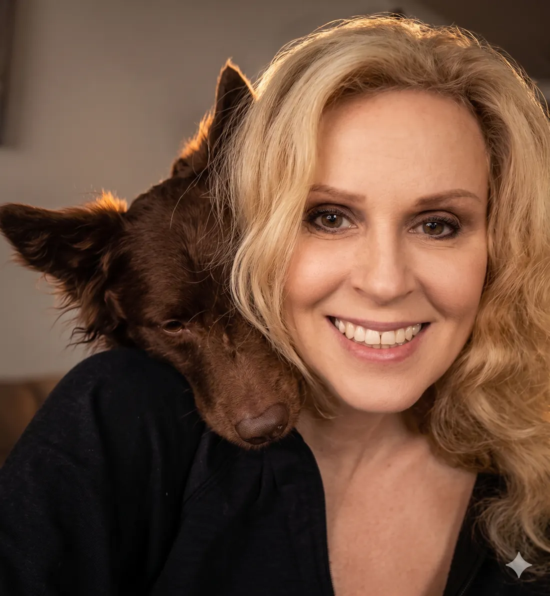 Isabella Barth mit Hund